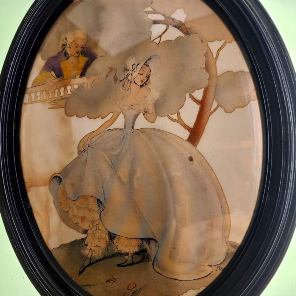 Maude Eggemeyer Vintage Framed Art